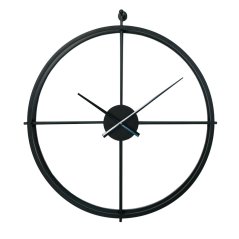 Designerski zegar ścienny VIP 2 Czarny 50cm