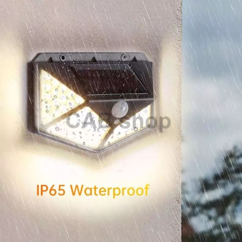 Zewnętrzna lampa solarna LED 100 z czujnikiem