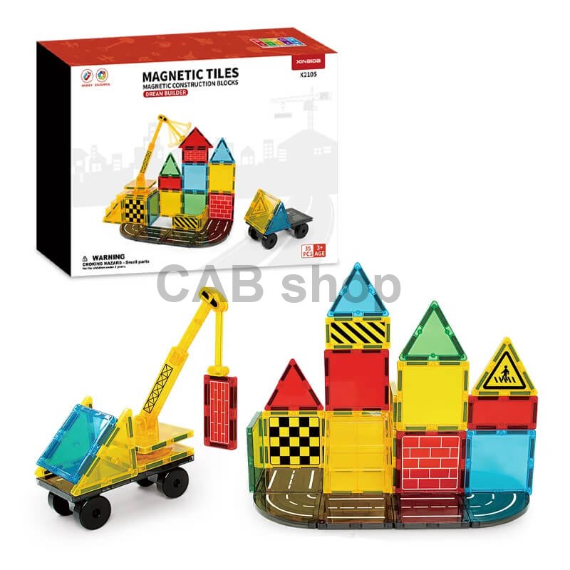 Magnetická stavebnice Dream Builder 35ks sada - Magnetic Tiles