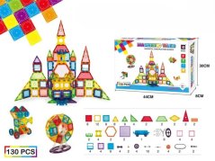 Mágneses építőkészlet 130 db-os készlet - Magnetic Tiles