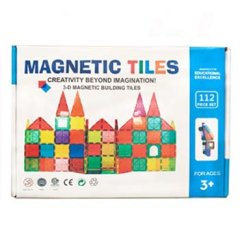 Magnetni sestav za otroke set 112 kosov - Magnetic Tiles