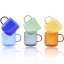 Mug with one glass 350ml - pink