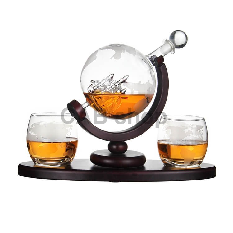XYAL040D3 &#8211; Darčeková sada na Whiskey poháre, decanter 850ML s kameňmi na chladenie (Kópia) (3)