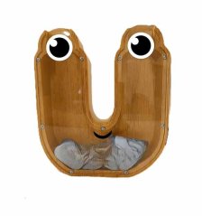 Fa pénztárca – U betű
