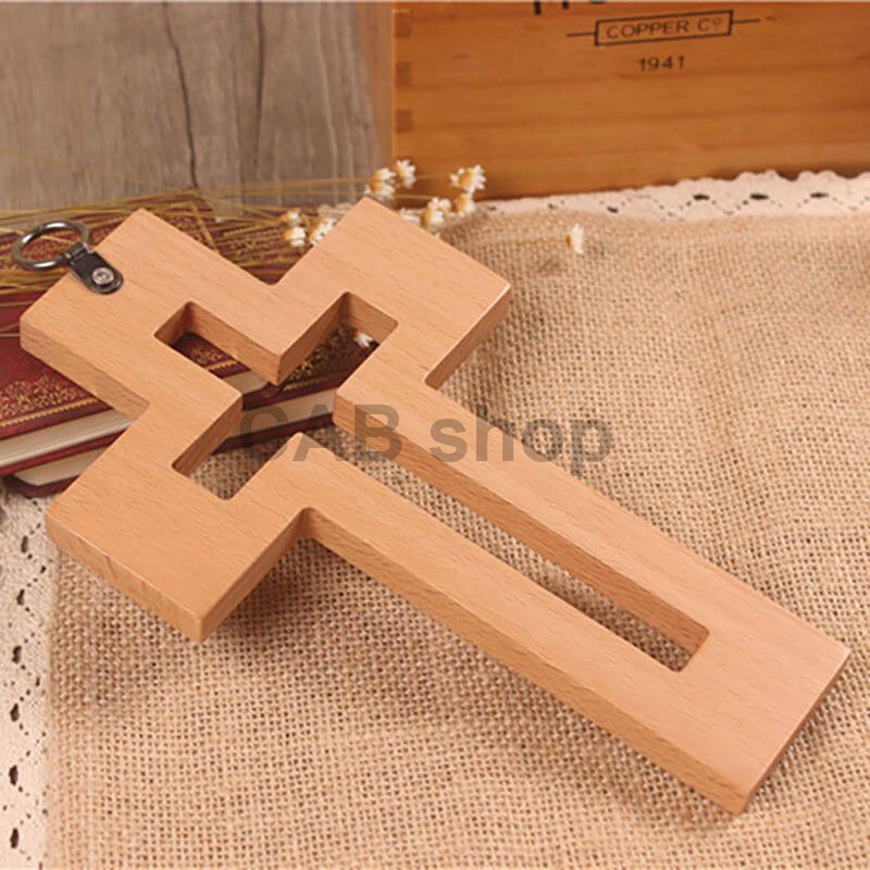 Dřevěný kříž na zeď 21,5cm