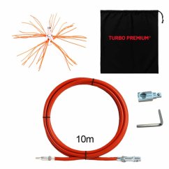 Rotačná kefa na čistenie komína TURBO Premium® Anaconda - 10m