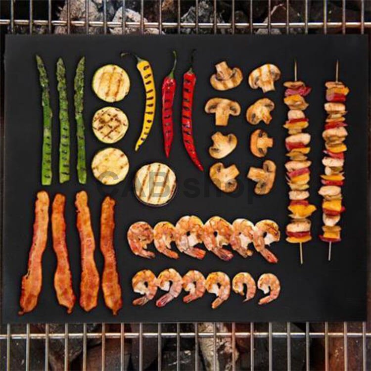 BBQ Grill Mat - teflon grillszőnyeg 30x40cm - 5 csomag