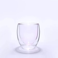 Termopohár s dvojitým sklom 150ml - pink