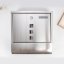Stainless Steel Mailbox with Viewing Windows & Newspaper Tube | Matte Stainless Steel