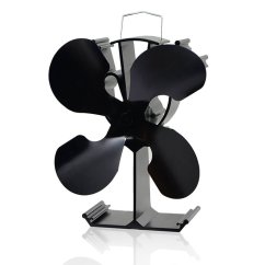 Ventilátor na krbová kamna 4 čepelový - plamen
