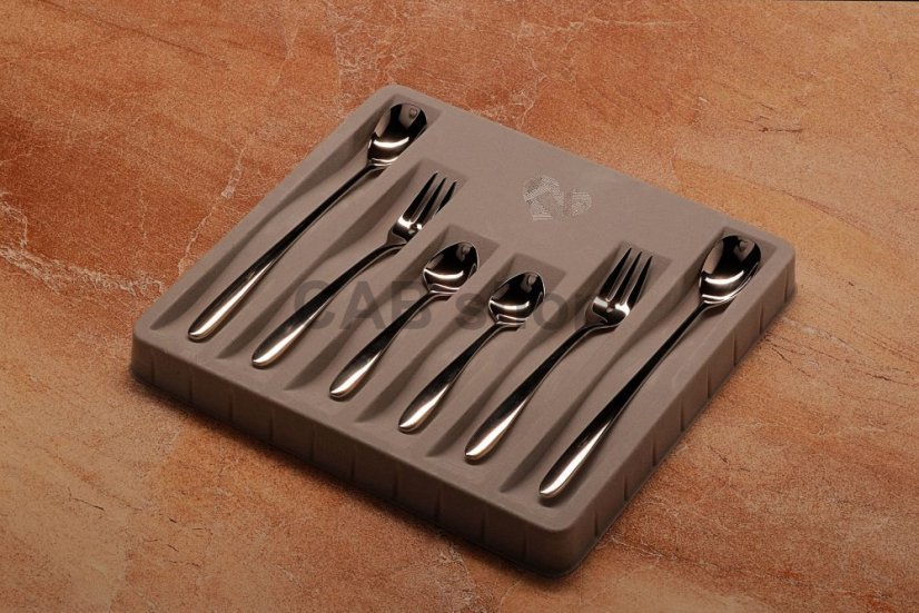 Darilni set s 6 srčki - Love Cutlery