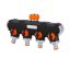 4-utas vízelosztó csaphoz – állítható (ABS + fém)