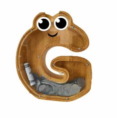 Fa pénztárca – G betű