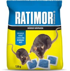 RATIMOR mehka vaba Brodifacoum 120 g