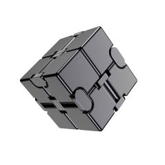 Infinity Cube Antistresová kocka kovová - čierna