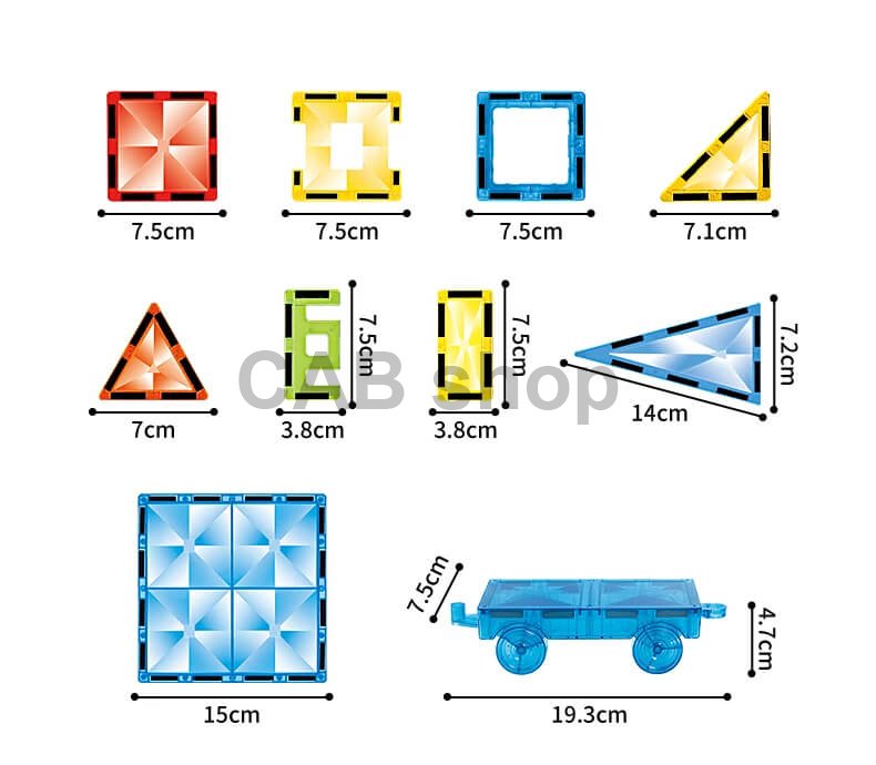 Magnetic Tiles Kaleidoscop 60+60ks