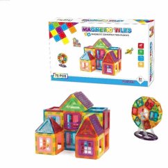 Magnetická stavebnica 70ks sada - Magnetic Tiles