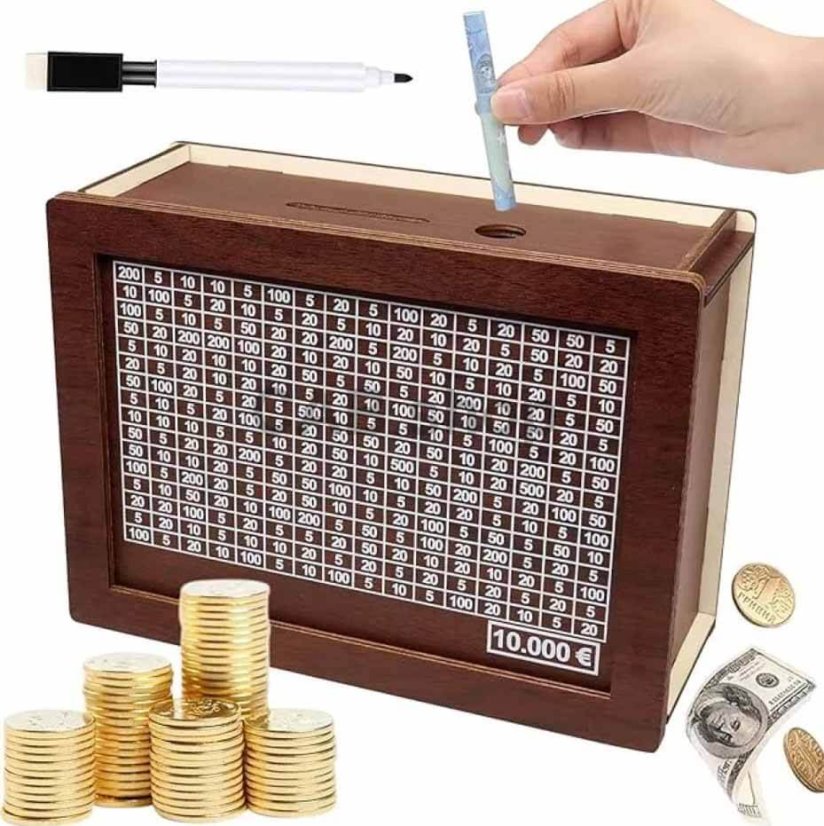 Pokladnička na šetření peněz 10 000 €