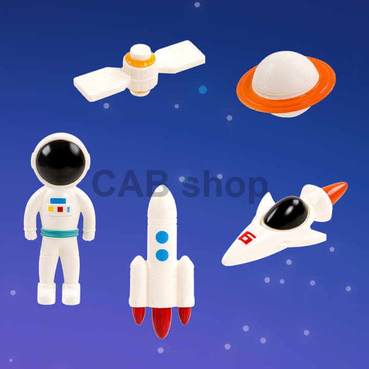 Magnetická stavebnica Space 39ks - Magnetic Tiles