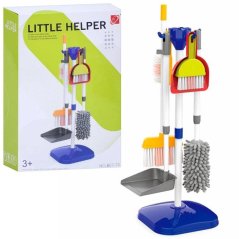 Set de curățenie pentru copii Little Helper cu suport – 9 piese