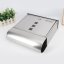 Stainless Steel Mailbox with Viewing Windows & Newspaper Tube | Matte Stainless Steel