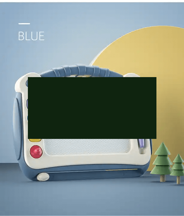 Dětská tabule na kreslení zelená CAB Toys