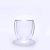 Termopohár s dvojitým sklom 250ml - clear