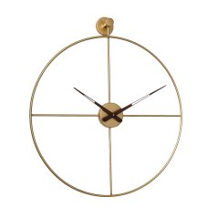 Designerski zegar ścienny Clean Gold 50cm Designerski zegar ścienny Clean Gold 50cm