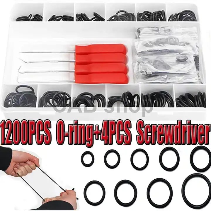 Zestaw 1200 szt. oringów uszczelniających