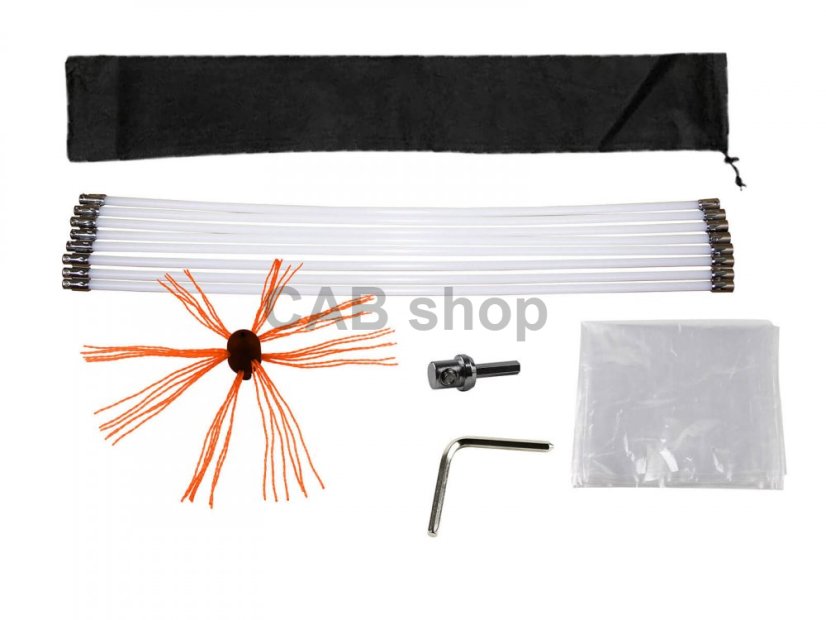 Rotacijski čistilec dimnikov Complete TURBO Premium – 10M