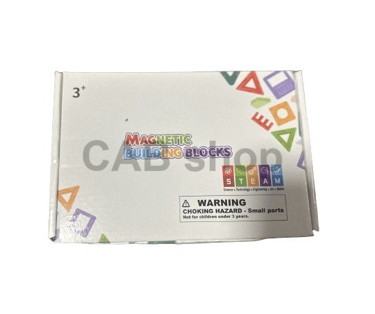 Magnetická stavebnica 119ks - Magnetic Building Blocks