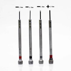Zestaw mini śrubokrętów 4 szt. - 1,0, 1,2, 1,4 i 1,6mm Zestaw mini śrubokrętów 4 szt. - 1,0, 1,2, 1,4 i 1,6mm