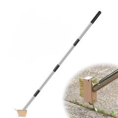 Usuwacz chwastów z fug z szczotką – regulowana rączka