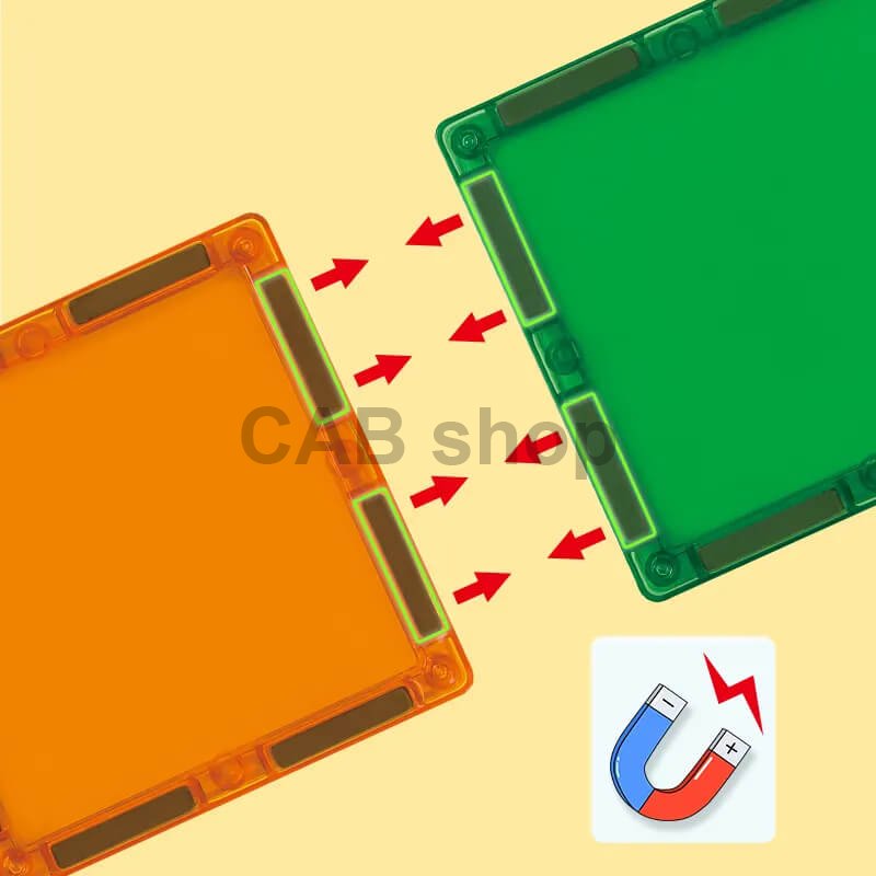 Magnetická stavebnice Dinosaur  sada 62ks – Magnetic Tiles