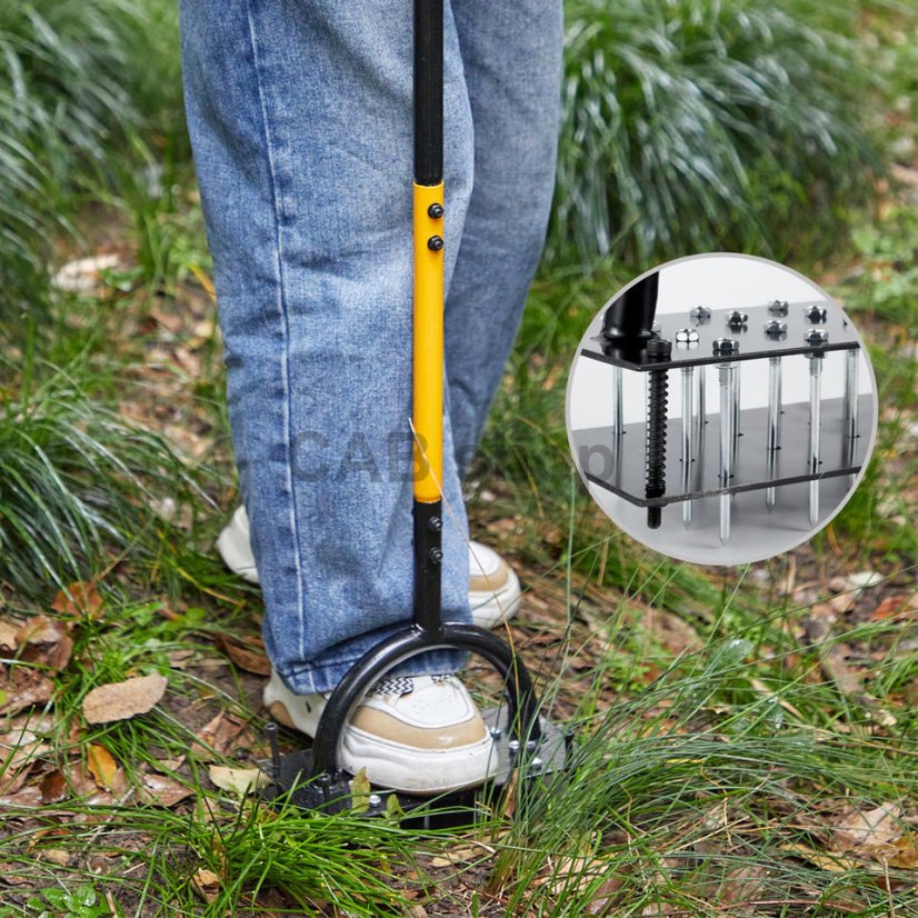Ręczny aerator trawnika 97 cm – plus