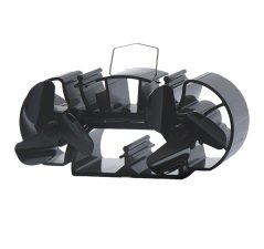 Ventilátor na krbové kachle 2 vrtule s 3 čepeľami s krytom - Mini