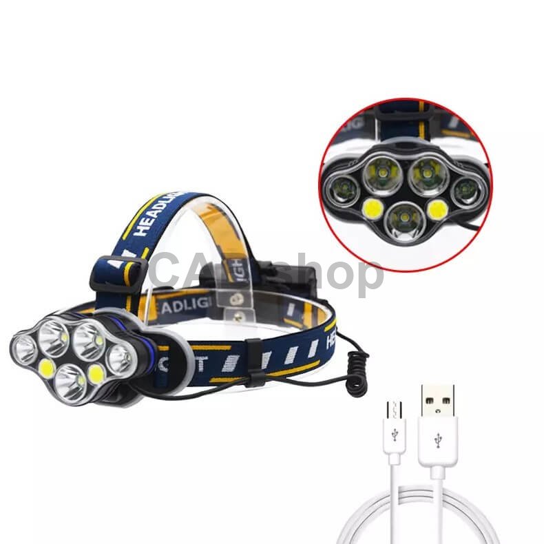 LED töltő fejlámpa TD-001