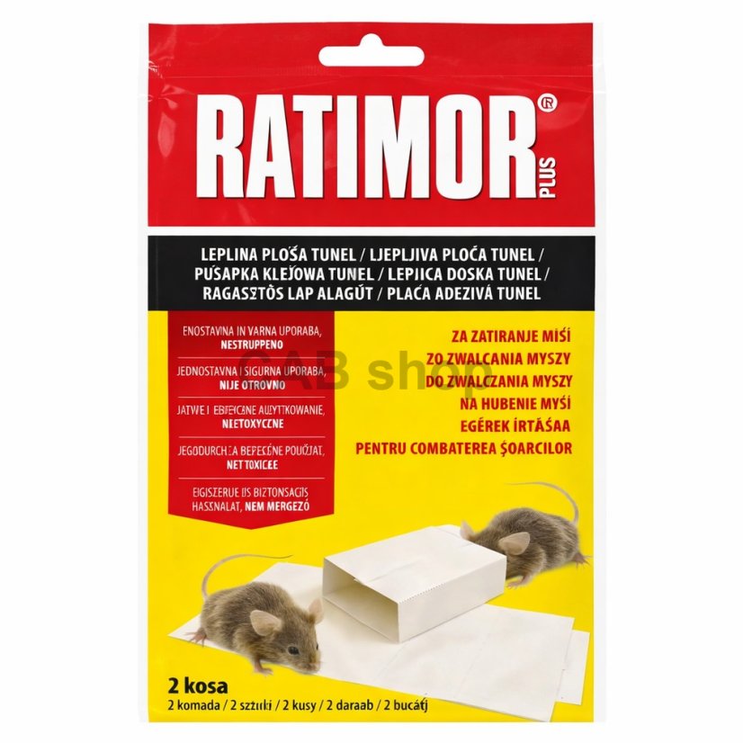 Ratimor ragasztós alagút egerek és patkányok ellen 2 db