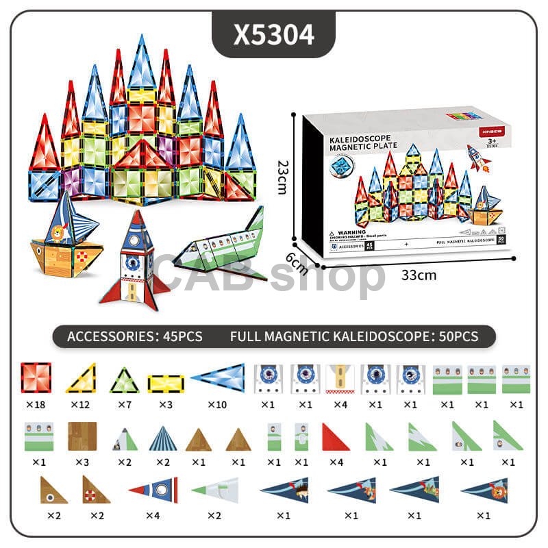 Magnetic Tiles Kaleidoscop 45+50ks