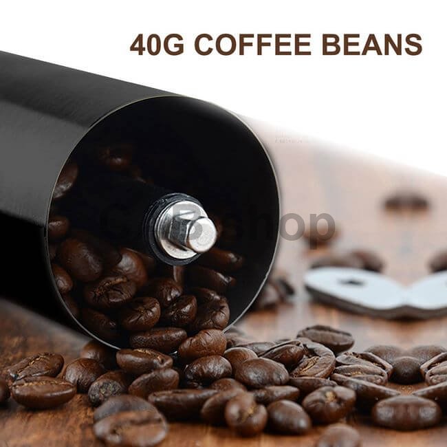 PARACITY manual coffee grinder, stainless steel, black