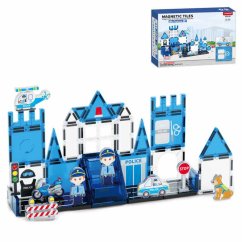 Magnetická stavebnica Police 42ks - Magnetic Tiles Magnetická stavebnica Police 42ks - Magnetic Tiles