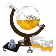 Darčeková sada na Whiskey poháre, decanter 800ML