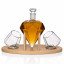 Diamond darilni set za Whisky 850ml s kozarci lights
