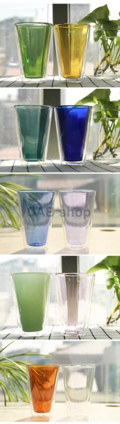 Double-walled thermos cup 350ml - jade green