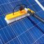 9 m-es teleszkópos kefe fotovoltaikus panelek vagy homlokzatok tisztításához