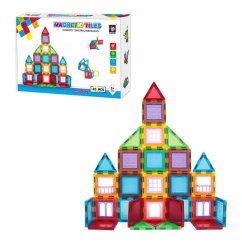 Magnetická stavebnica 45ks sada - Magnetic Tiles