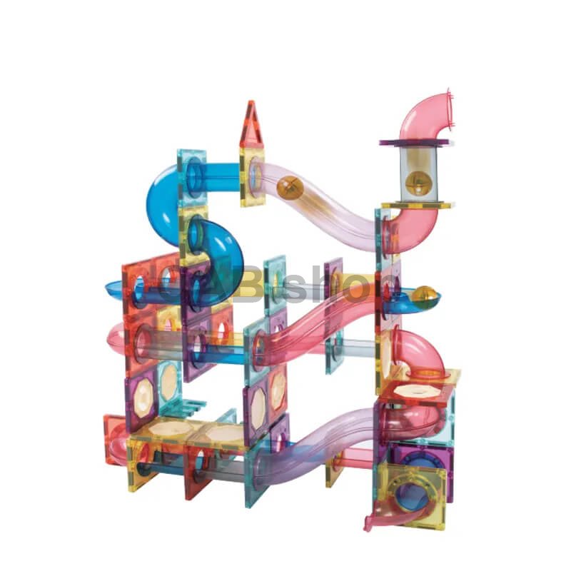 Zestaw magnetyczny Marble Roller II 72-elementowy zestaw - Magnetic Tiles