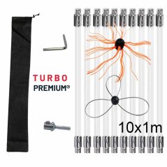 Rotačný čistič komína Plus TURBO Premium – 10M Rotačný čistič komína Plus TURBO Premium – 10M