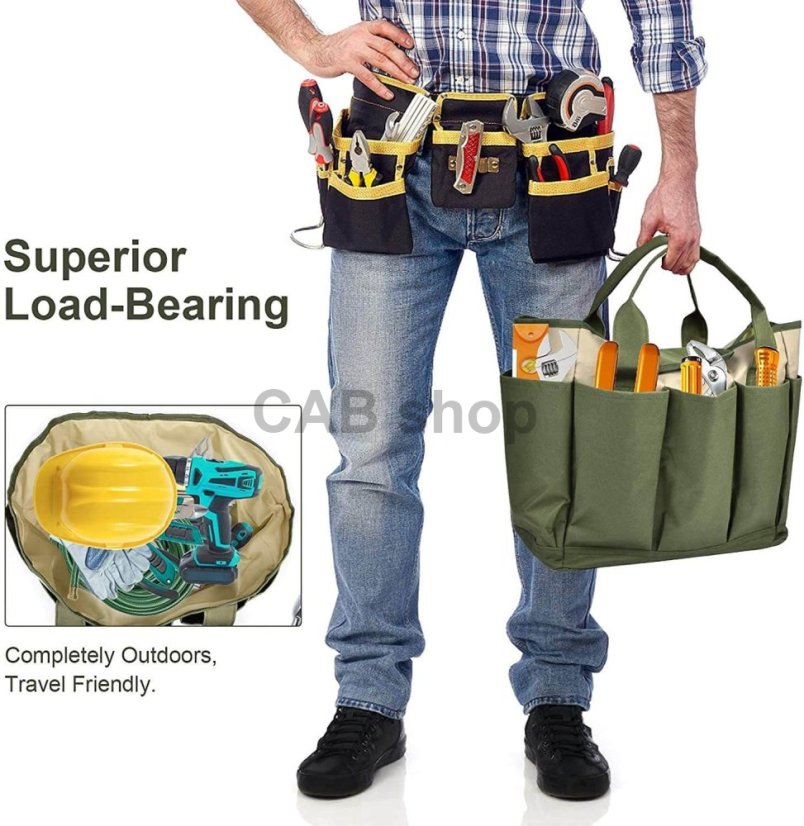 Kerti szerszámtáska több zsebbel