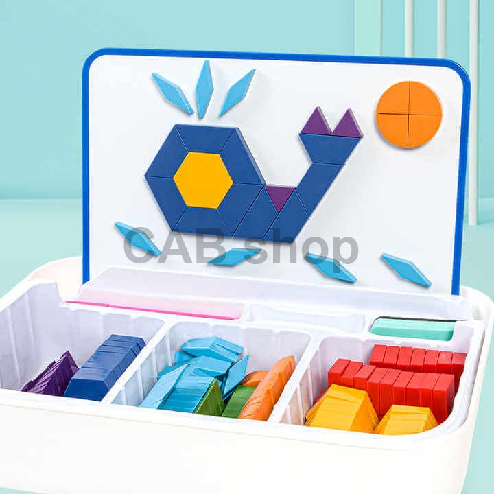 Magnetni komplet Magic Tangram Puzzle 252 kosov
